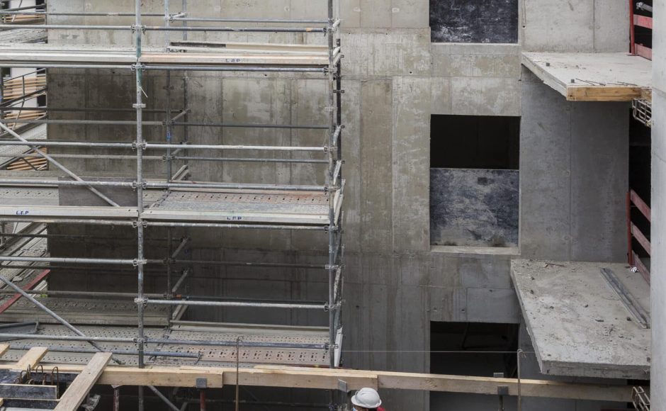 Chantier SOREC du 21 rue des 3 Fontanot à Nanterre pour le compte d'ICADE