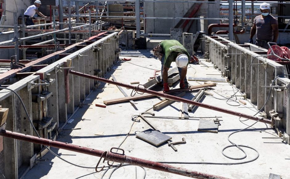 Chantier SOREC du 21 rue des 3 Fontanot à Nanterre pour le compte d'ICADE