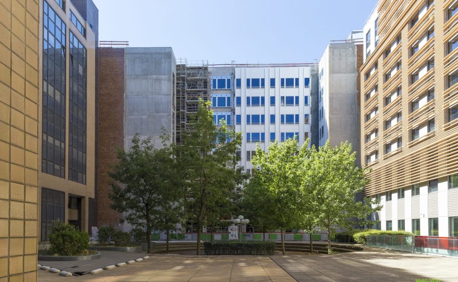 Chantier SOREC du 21 rue des 3 Fontanot à Nanterre pour le compte d'ICADE